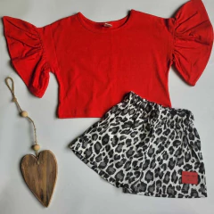 Short Print Mimi gris - Happy Oli