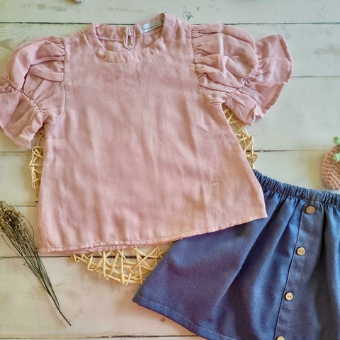 Blusa Tita gasa de algodon