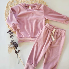 Conjunto Roma plush rosa en internet
