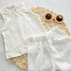 Short Broderi blanco en internet