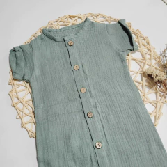 Mono de gasa cotton Roma verde en internet