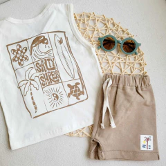 CONJUNTO MUSCULOSA + SHORT RUSTICO - comprar online