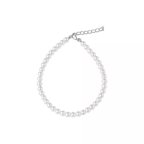 Pulseira de Prata Pérolas