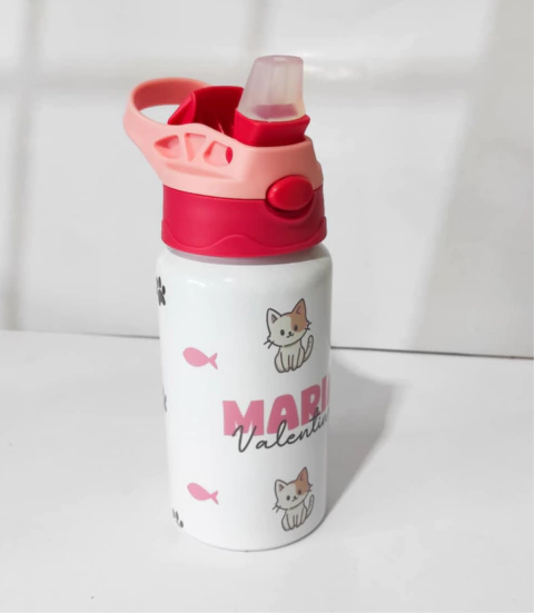 Squeeze de alumínio - 500ml - Gatinhas - comprar online