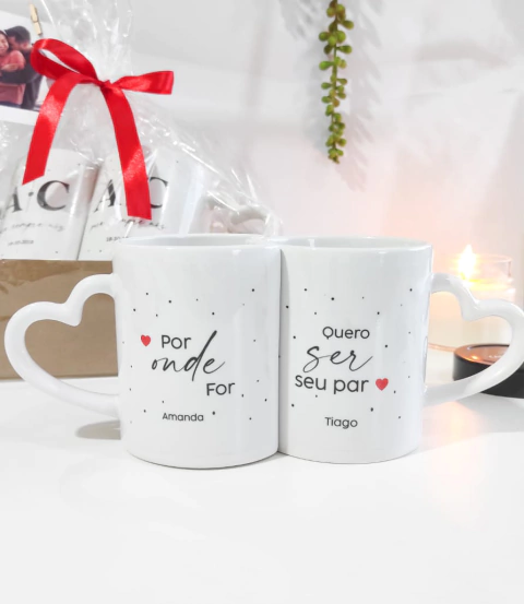 Canecas meu par ♥ SEM EMBALAGEM - comprar online