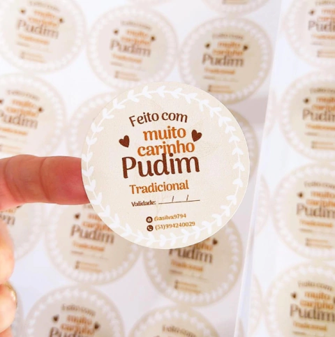 Adesivo personalizado 5x5cm - comprar online