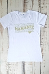 REMERA " NAMASTE" CORTE DAMA