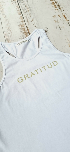 Musculosa GRATITUD ( DEPORTIVA) en internet