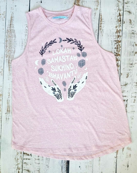 MUSCULOSA ESTILO SIN MANGAS "loka samastha"