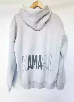 BUZO NAMASTE GRIS MELANGE ( FRIZA)