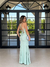 Vestido Longo Em Lurex com Amarração Costas - Verde Menta na internet