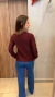 Blusa Michele Em Tricot - Marsala - loja online