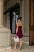 Vestido Curto Alça Corrente - Marsala - loja online