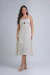 Vestido Rebeca em Linho - Caqui na internet
