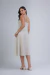 Vestido Rebeca em Linho - Caqui - loja online