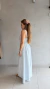 Vestido Leticia em Linho - Azul na internet