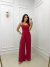 Macacão Fabiana Dunas - Vermelho Escuro