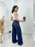 Imagem do Calça Giovana Linho - Mescla Azul Marinho
