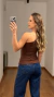 Blusa Poliamida Fivela Orgânica - Cacau - Gabi Q.