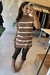 Mini Vest Leona com Cinto - Marrom Claro - loja online
