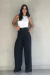 Calça Ticiane Pantalona - Preto - comprar online
