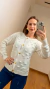 Casaquinho Verona em Tricot - Branco - comprar online