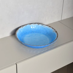 Ensaladera Antique Azul