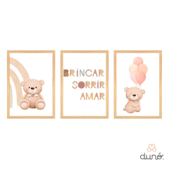 Kit Quadro Decorativo Infantil - Safari (03)