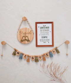 Porta Maternidade - Asa de Anjo - Personalizado - Dunó Ateliê