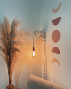 Luminária Entrelace - Rosê na internet