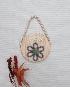 Porta Maternidade - Flor do Dia - Dunó Ateliê