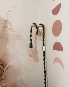 Luminária Entrelace Verde