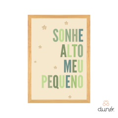 Kit Quadro Decorativo Infantil - Sonhe Alto (03) na internet