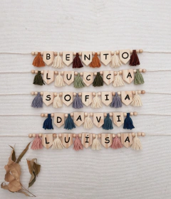08 Letras - Bandeirinhas Personalizadas - Pingo de Gente na internet