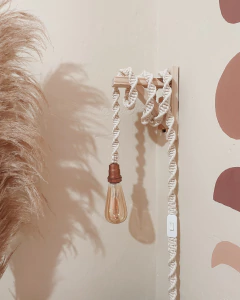 Luminária Entrelace - Rosê - loja online