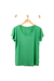 Camiseta gola "V" VISCOLINHO VERDE BANDEIRA