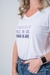 Camiseta gola "V" CABELO DE SAL na internet