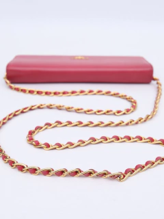 Bolsa Clutch Prada Saffiano Wallet on Chain