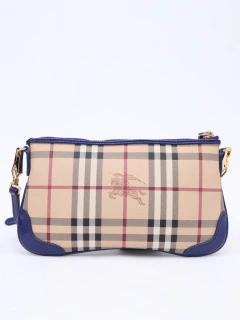 Burberry Haymarket Check Coated Crossbody - Paris Brechó