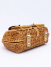 Bolsa Dior Vintage Wicker Patent Baulleto - comprar online