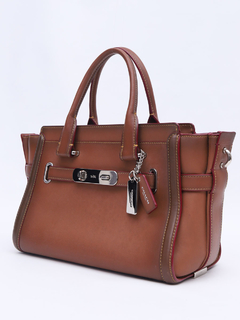 Imagem do Bolsa Coach Brown Tote Turn Lock