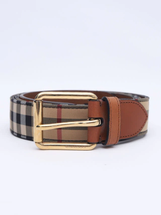 Cinto Burberry Super Nova Check Tam 110