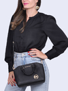 Bolsa Michael Kors JetSet Black Medium - comprar online