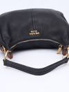 Bolsa Prada Black Cervo Lux Leather Hobo