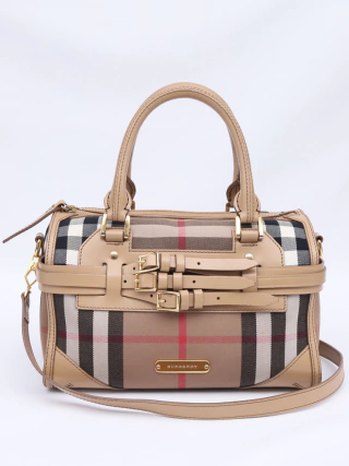 Bolsa Burberry House Check Bridle Chester Bowler