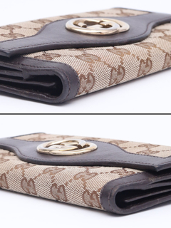 Carteira Gucci GG Monogram Large