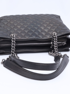 Chanel Shopping Tote Metalic Grafite na internet