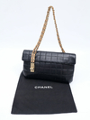 Chanel Chocolate Bar Mademoiselle Chain Flap - Paris Brechó