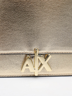 Bolsa Armani Exchange Dourada - loja online