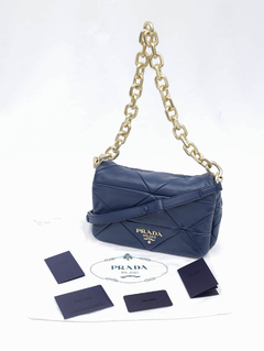 Bolsa Prada System em Nappa Patch - Paris Brechó